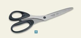 DAHLE 50108 Super-Papierschere 21 cm, Stahl, schwarzer Griff