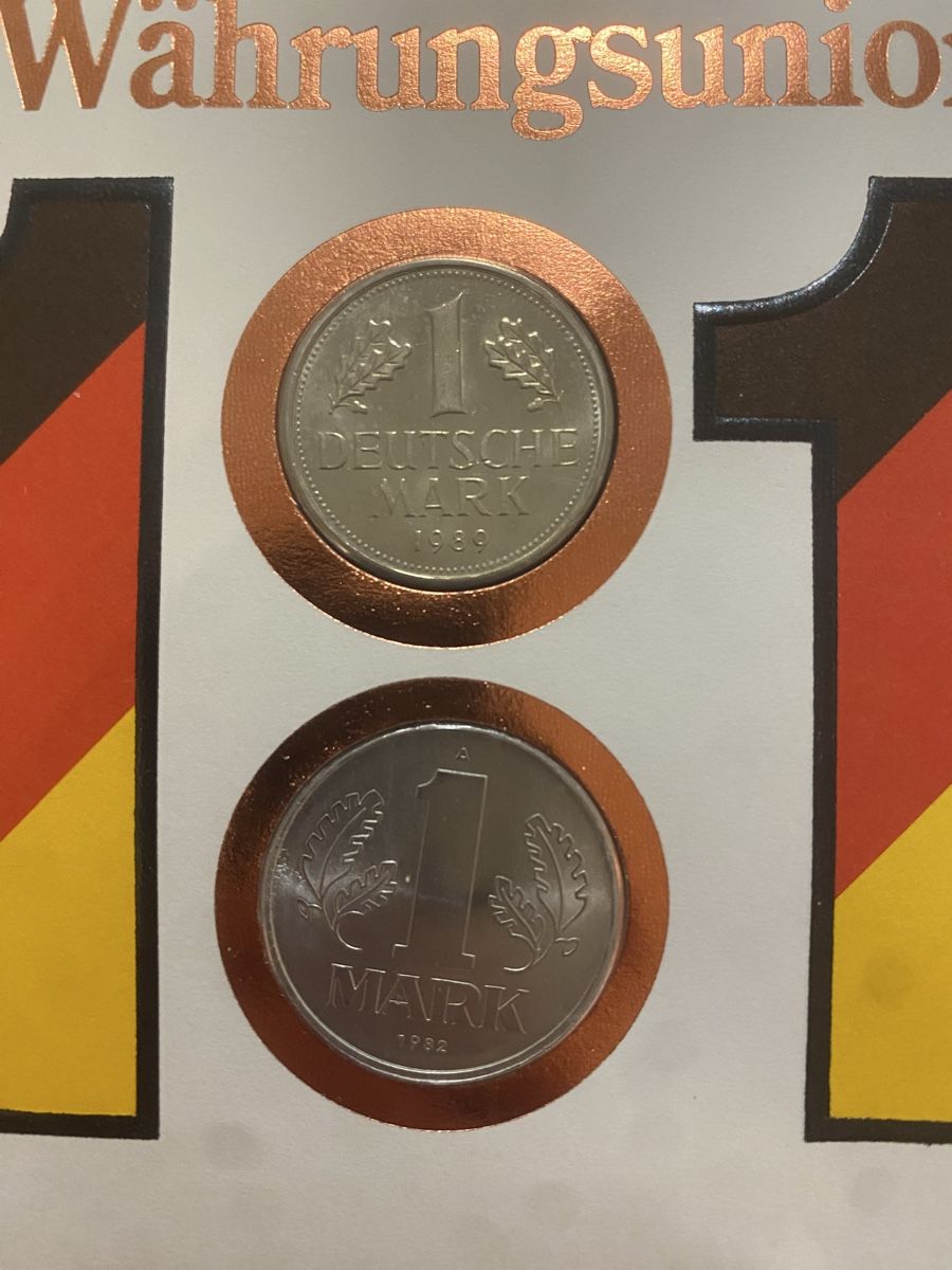 Tutti le monete: Numisbrief Deutsche Währungsunion 1990 – Nuovo (secondo la descrizione) da Muralto venduto da Alex1912 2