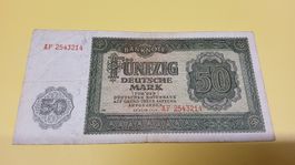 50 Deutsche Mark Banknote, Sammlerstück, Jahrgang 1948, Top!