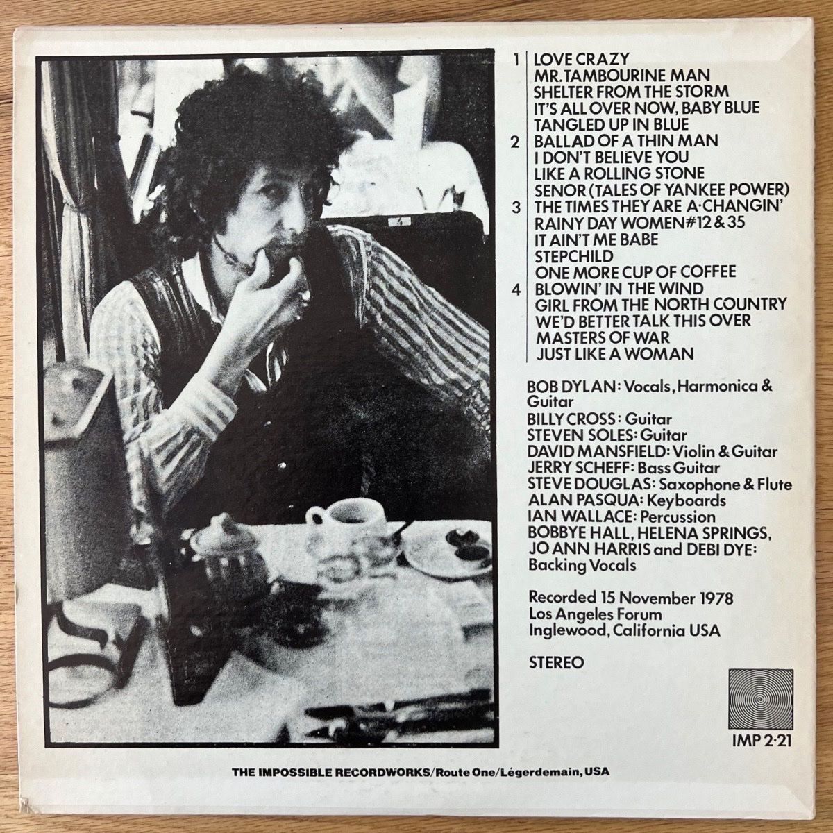 Dischi in vinile: Bob Dylan - Manchester Prayer / 2 LP - US-Press. 1979 – Usato da Gais venduto da soundcave57 1