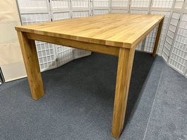 Tisch EVA mit Auszug Wildeiche massiv 220/280/340 x 100 cm