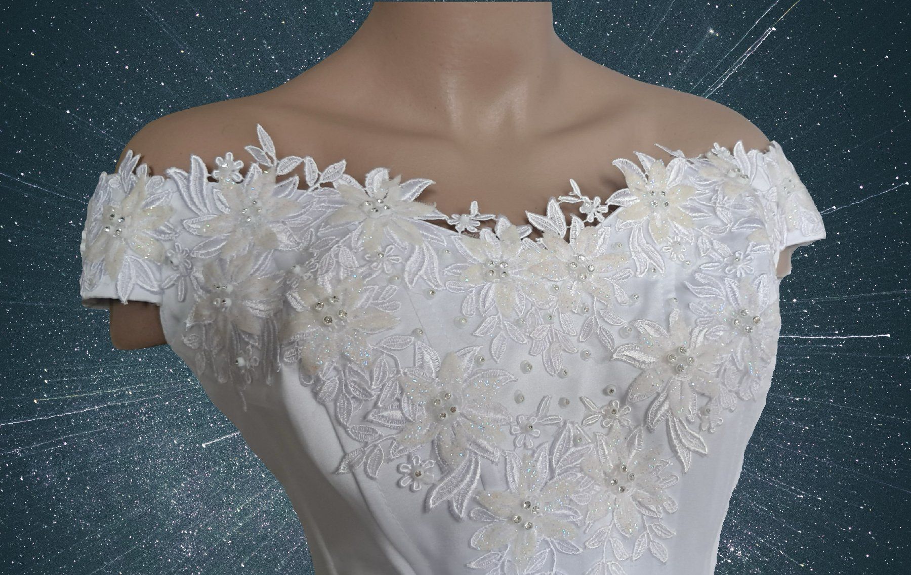 Vestiti: Brautkleid, Glitzer Gr. 38 / 40 – Usato da Uerikon venduto da Jeanne04 3