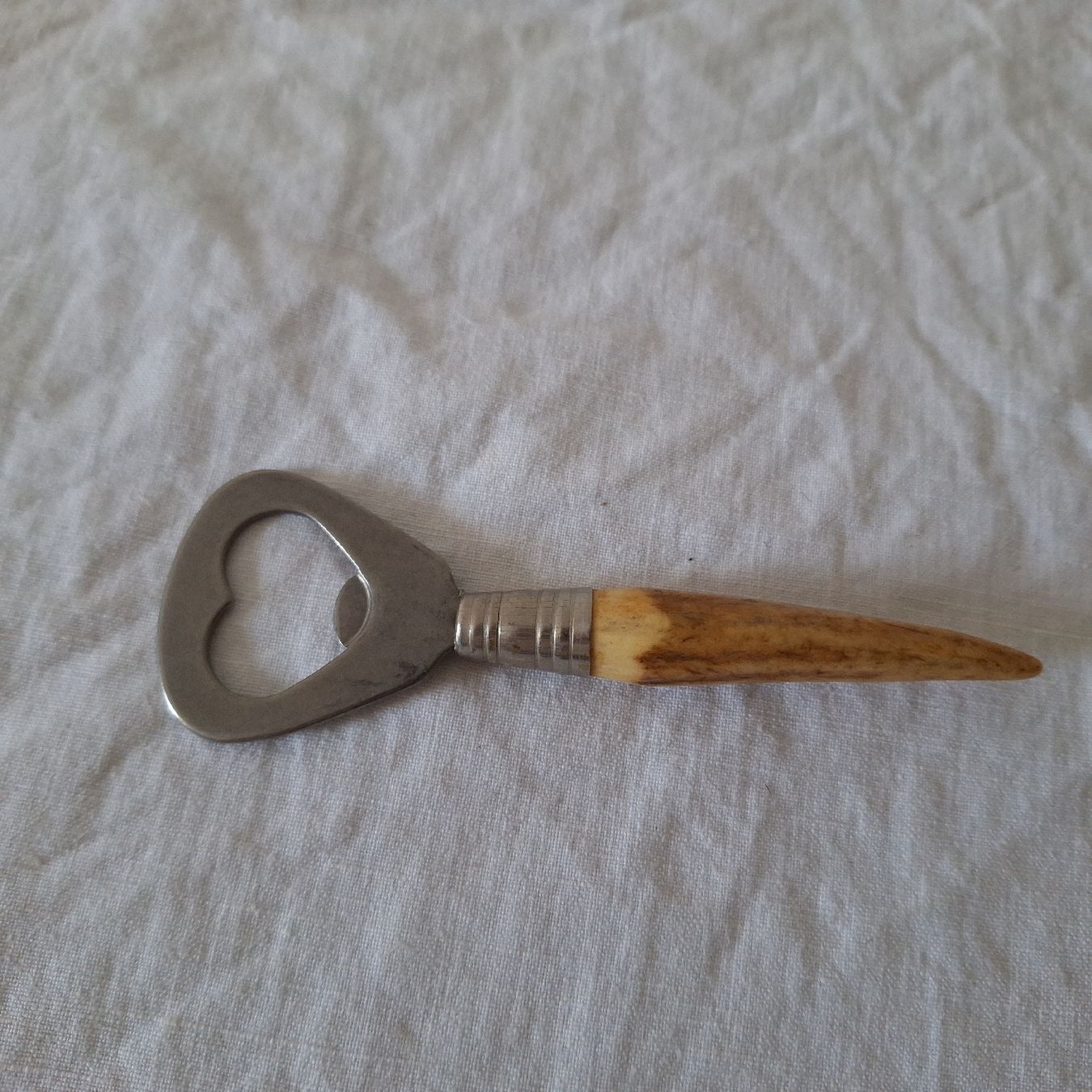 Apribottiglie & Tappi per chiusura: Versand möglich! Vintage Flaschenöffner, Geweih-Griff – Usato da Winterthur venduto da Goldpipau 3