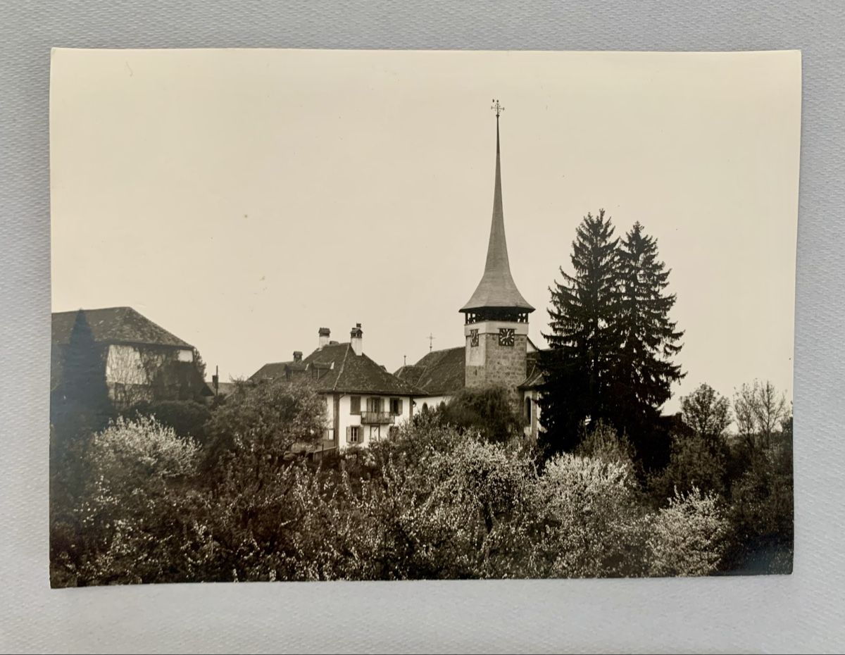 Cartoline postali: Ansichtskarten Schweiz - Bösingen FR – Usato da Düdingen venduto da polytropon_5 1