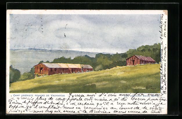 Cartoline postali: Vaumarcus, Camp Unioniste Romand, Les Do – Usato da Berlin venduto da bartko-reher