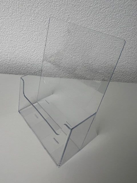 Allestimento di negozi e stand fieristici: 6 Prospektständer, Acrylglas für Format A4 – Usato da Zollikofen venduto da pico27 2