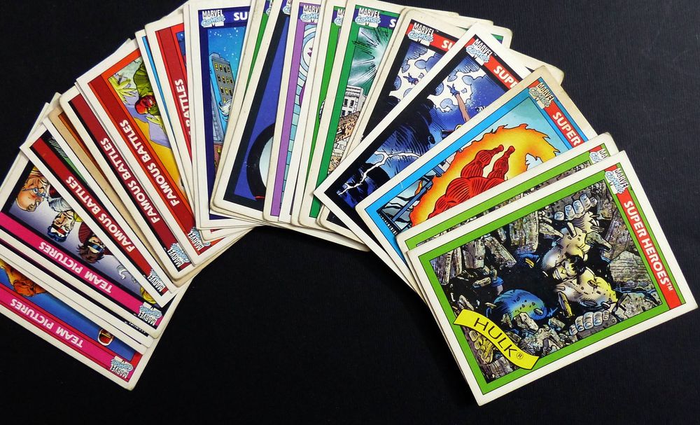 MARVEL UNIVERSE SERIES 1 LOT OF 28 TRADING CARDS IMPEL 1990 (Gebraucht ...