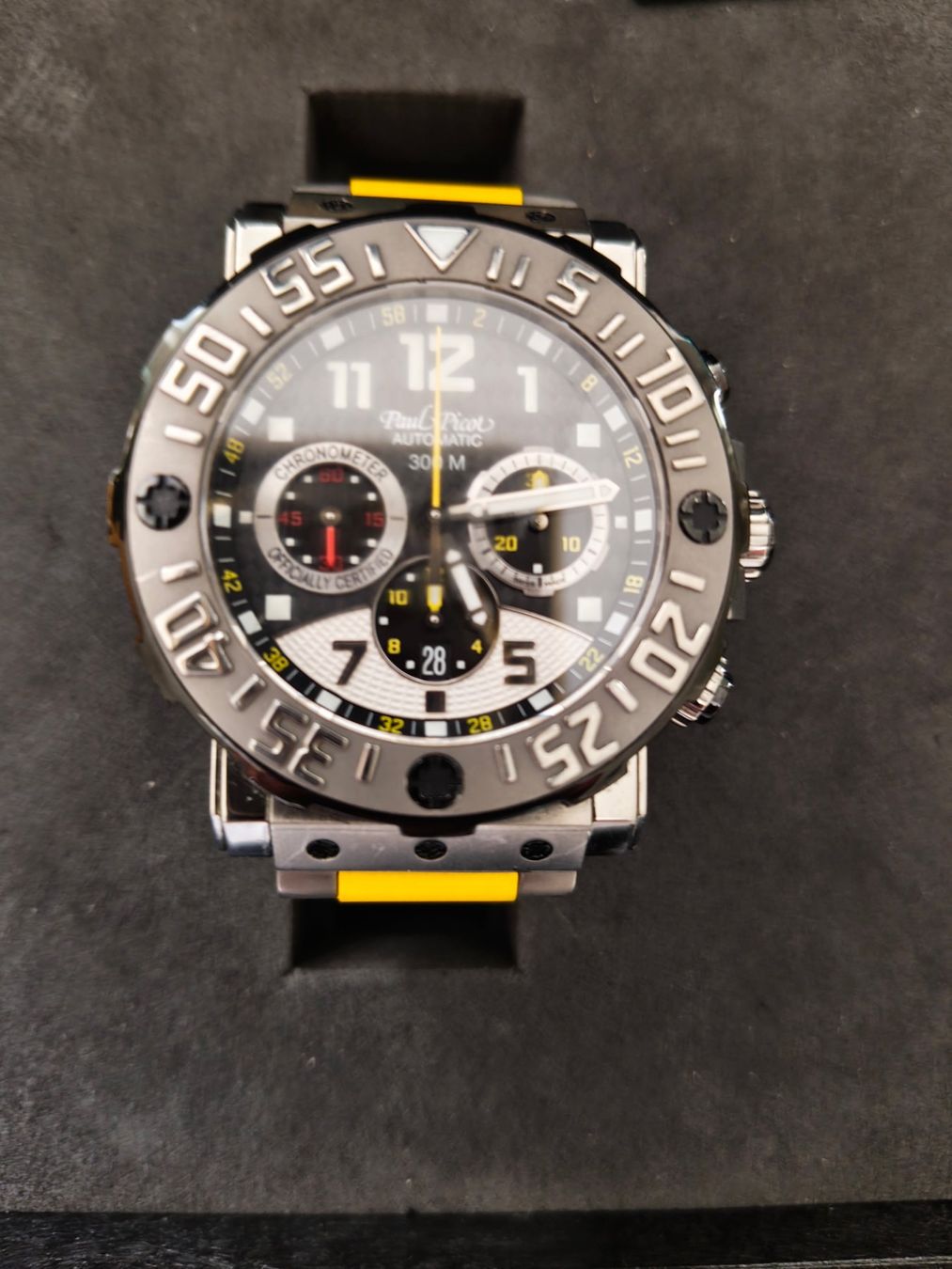 Paul Picot Uhren: Paul Picot C-Type / Le Plongeur Chronograph – Gebraucht aus Hüttikon von golfstar01 2