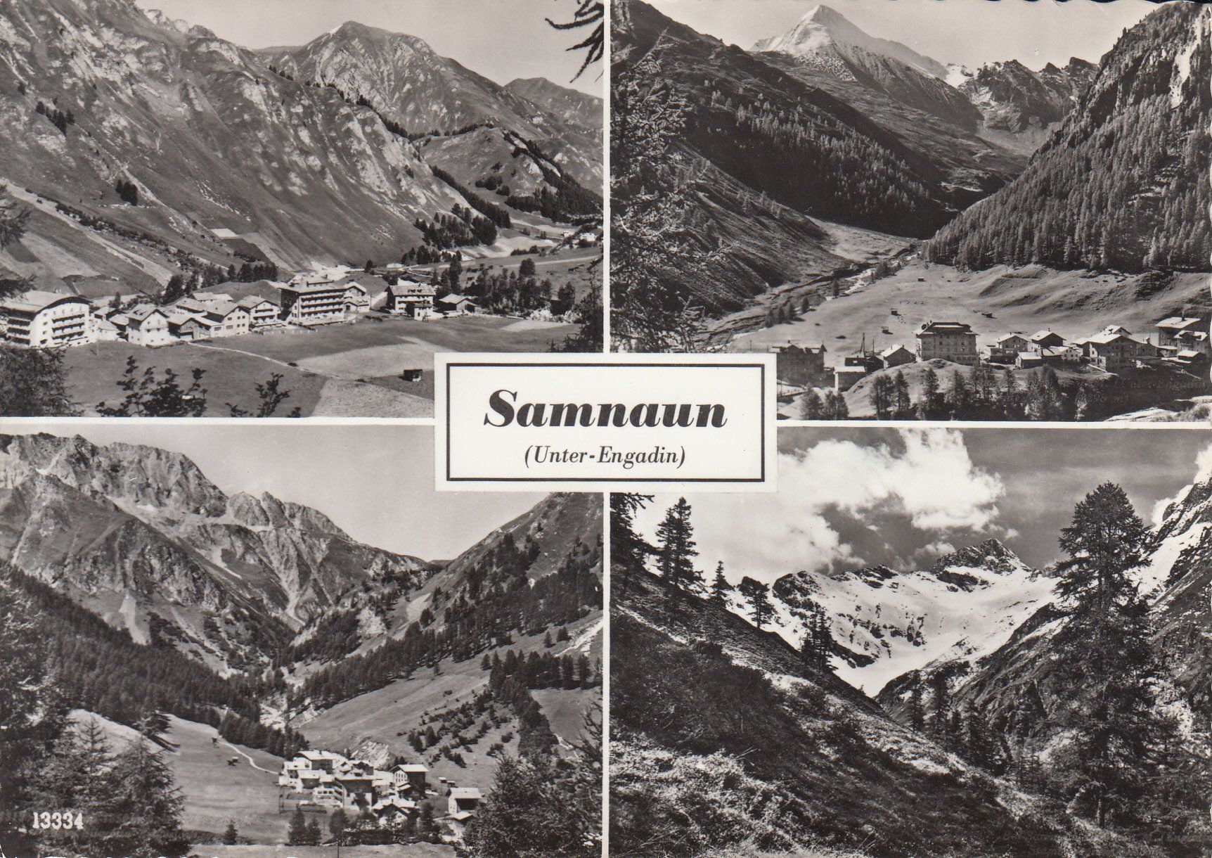 Cartoline postali: Samnaun 1960 – Usato da Bürglen TG venduto da StampGraf