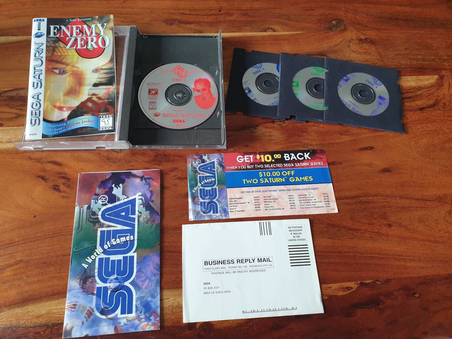 Sega Spiele: Enemy Zero SEGA Saturn NTSC-U/C 1996 CiB – Gebraucht aus Rain von Rou_z26r 3