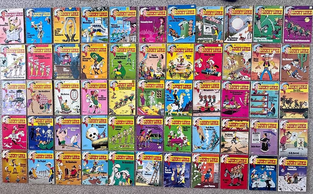 Fumetti: Lucky Luke (verschiedene) – Usato da Zürich venduto da Zebiglebowski
