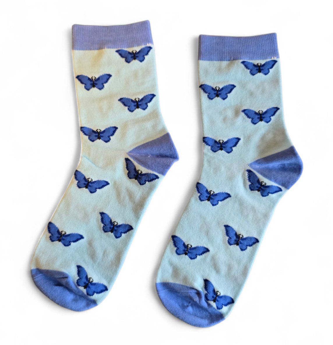 Calze: Socken Schmetterlinge / Butterfly – Nuovo e nell'imballaggio originale da Zürich venduto da amysmith 1