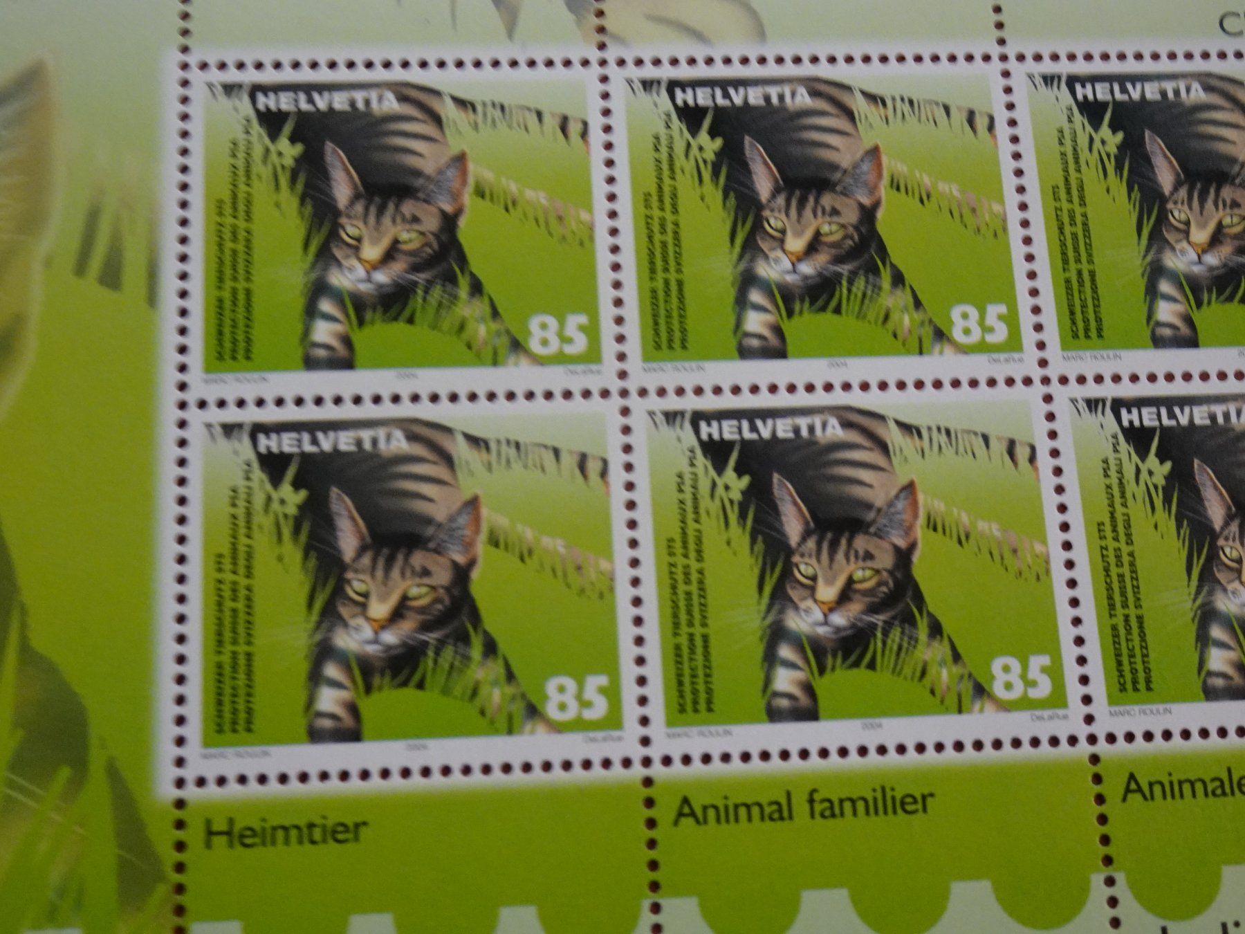 Alle Briefmarken: 2004, KLEINBOGEN, POSTFRISCH, TIERSCHUTZ – Neu (gemäss Beschreibung) aus Eschenbach SG von eDaisy 1