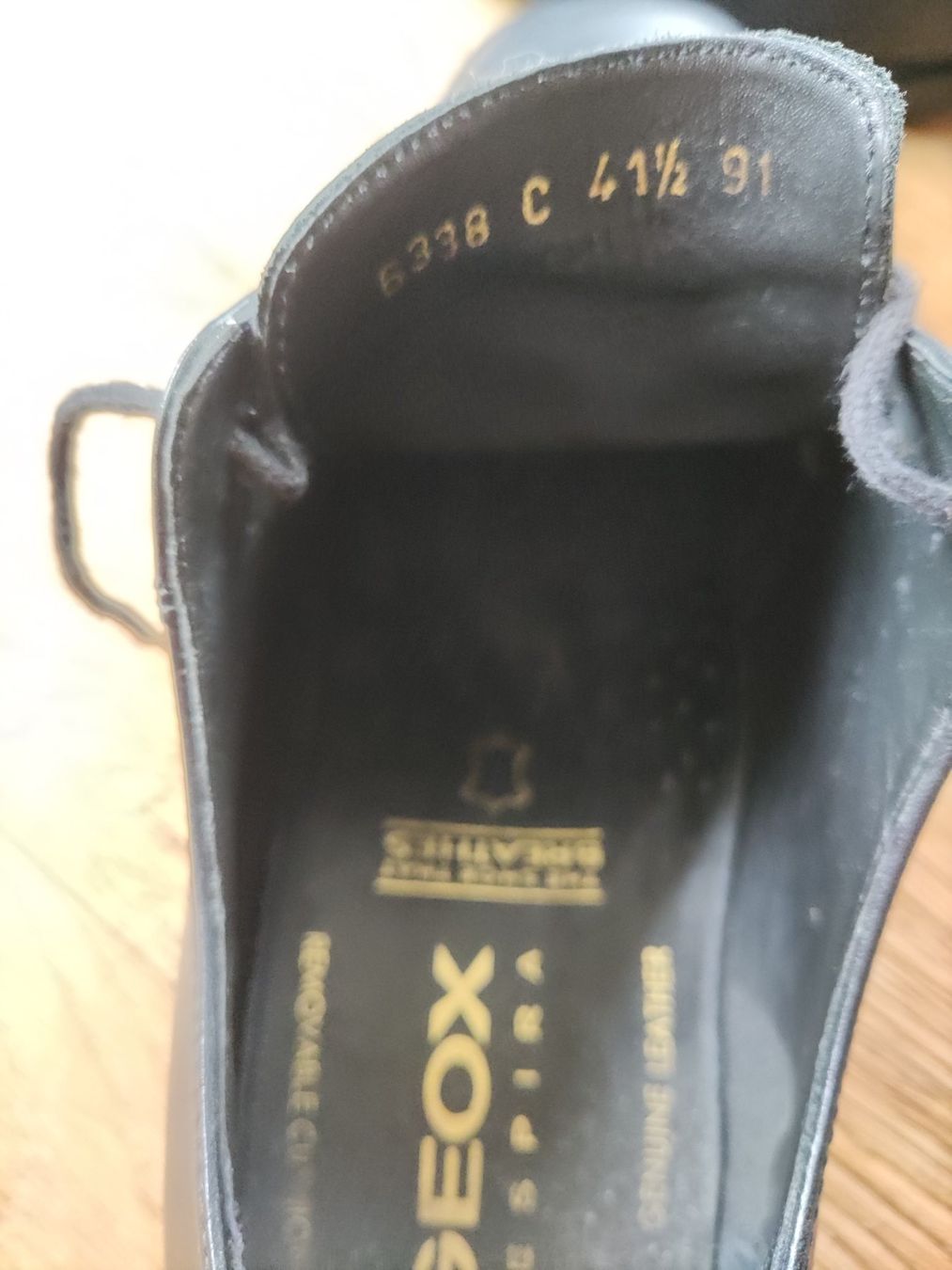 Geox Herrenschuhe: Schicker Geox-Herren-Lederschuh, gr. 41.5 – Gebraucht aus Arboldswil von Ve1774 1
