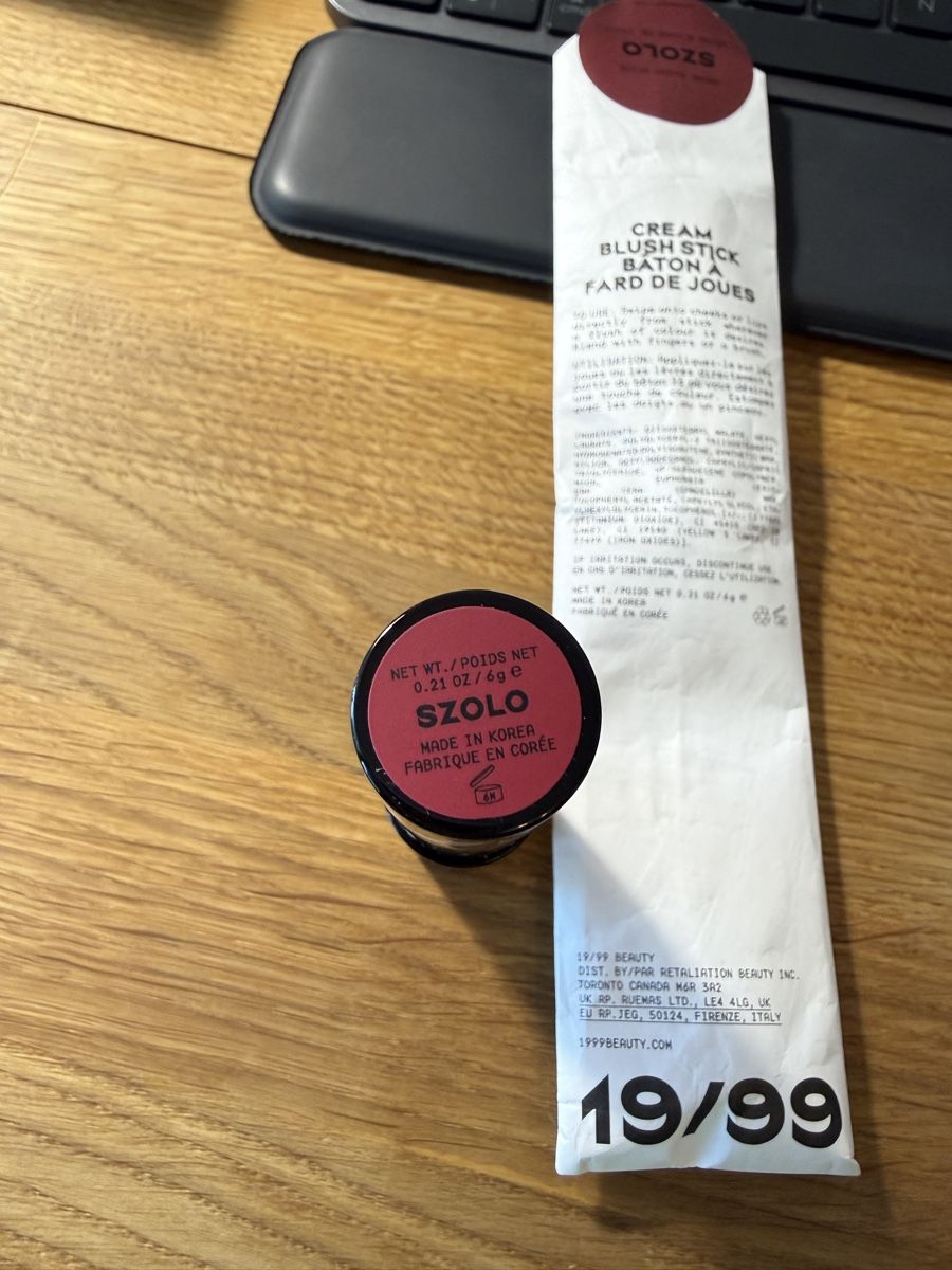 Make-up: 19/99 Cream Blush Stick Szolo, new – Nuovo e nell'imballaggio originale da Winterthur venduto da LeLe0606 1