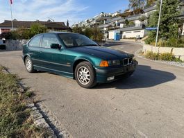 BMW E36 316i Compact - Handschalter Bostongrün Leder 133tkm