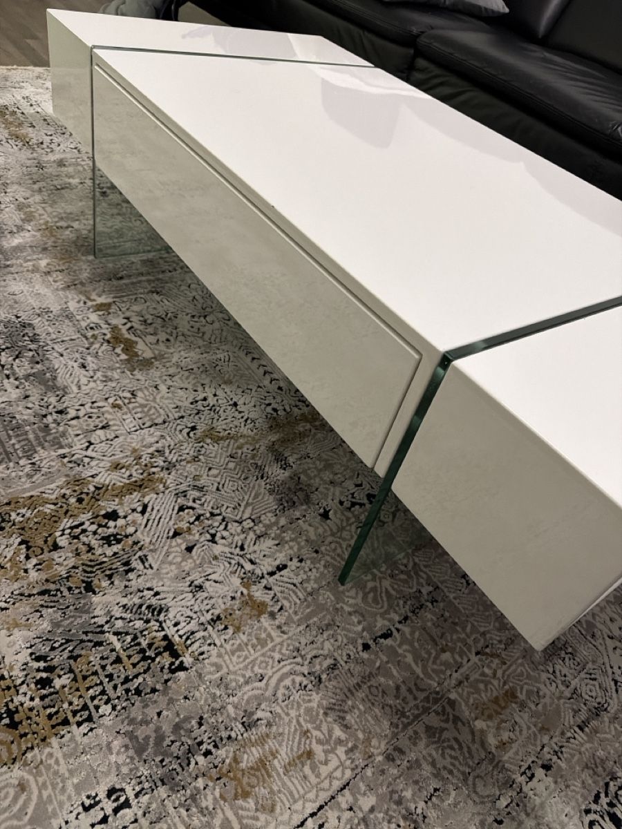 Tables: Moderner Couchtisch Weiss – D'occasion à Buchs SG par ei2_wc28 3