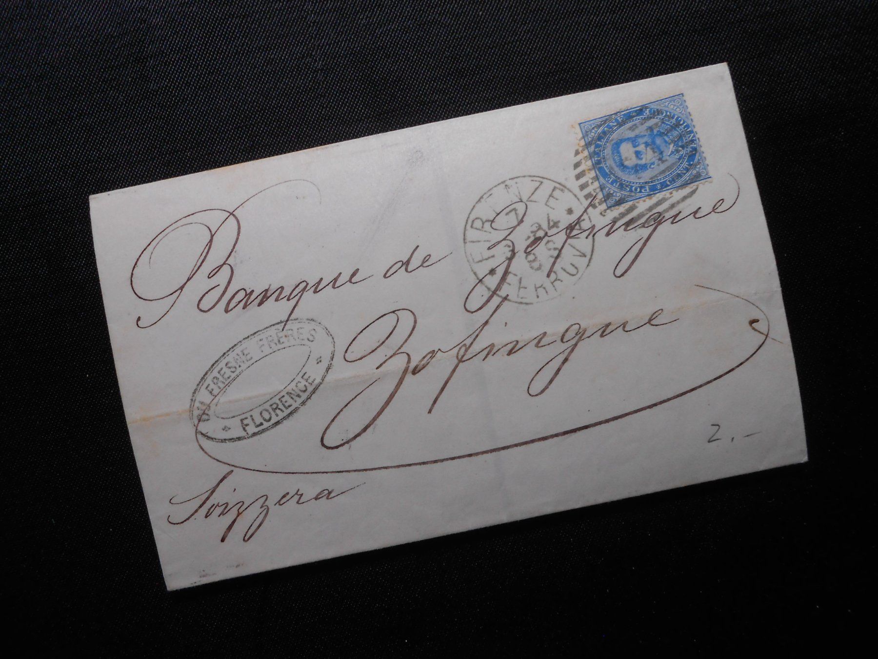 Alle Briefmarken: Italien  Mi 40A  25C  Brief  8.Vl.84 – Gebraucht aus Hallwil von pkaiser44 2