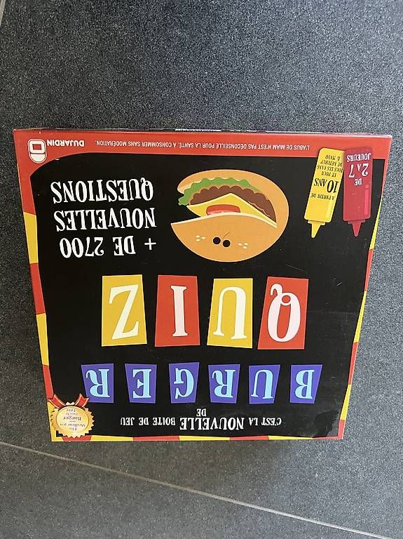 Giochi: Jeu Burger quiz neuf  – Usato da Lausanne venduto da litchi18 4
