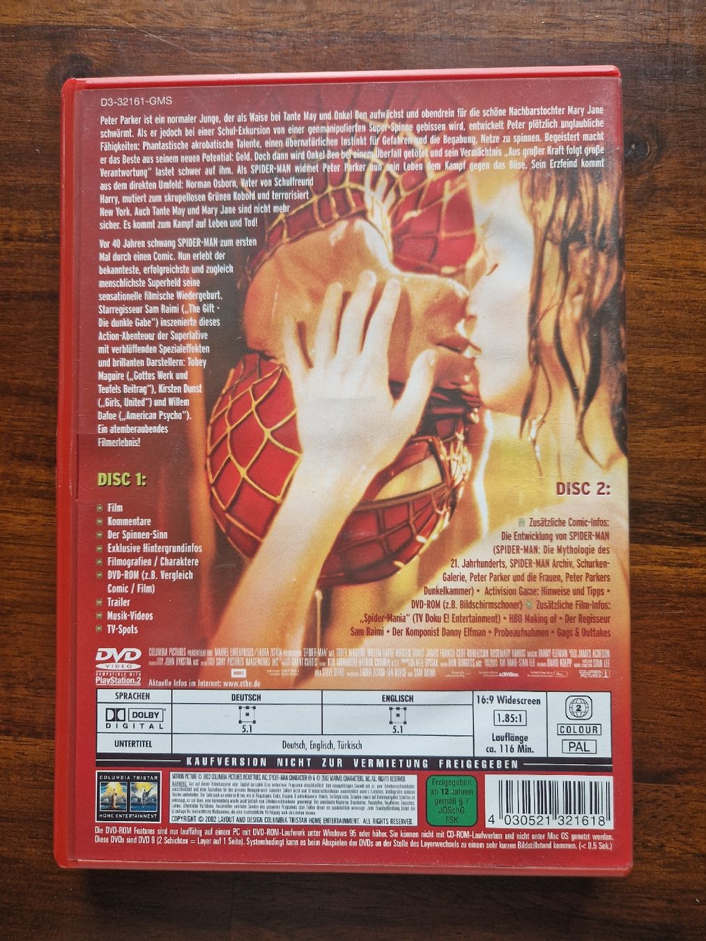 Tutti i DVDs: Spider-Man Spiderman Doppel-DVD – Usato da Emmenbrücke venduto da alexa1983 1
