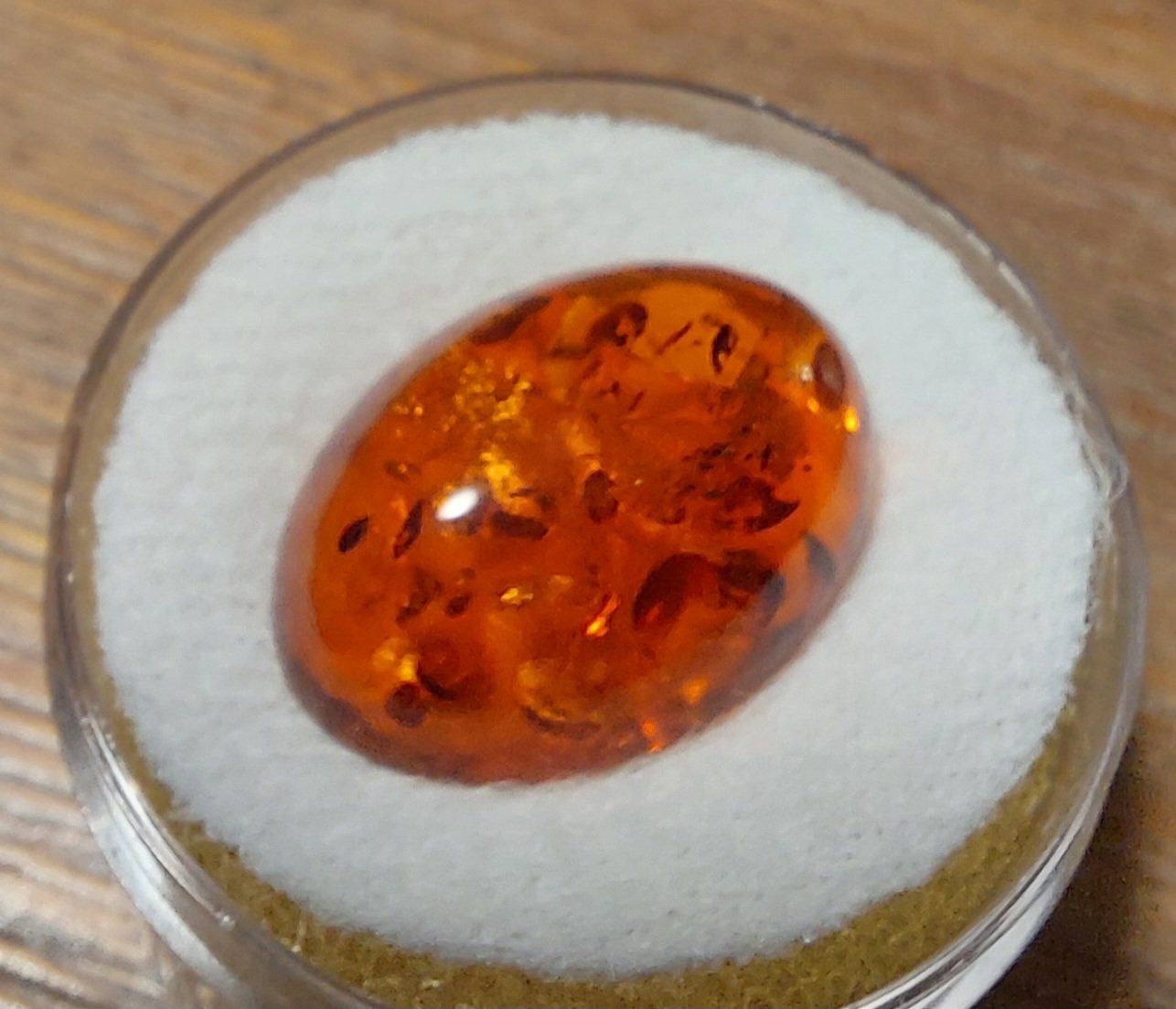 Pietre preziose: Bernsteincabochon oval 17.5 x 13.0mm – Nuovo (secondo la descrizione) da Klingnau venduto da Tamina5 1