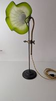 Jugendstil-Tischleuchte aus Messing und Glas