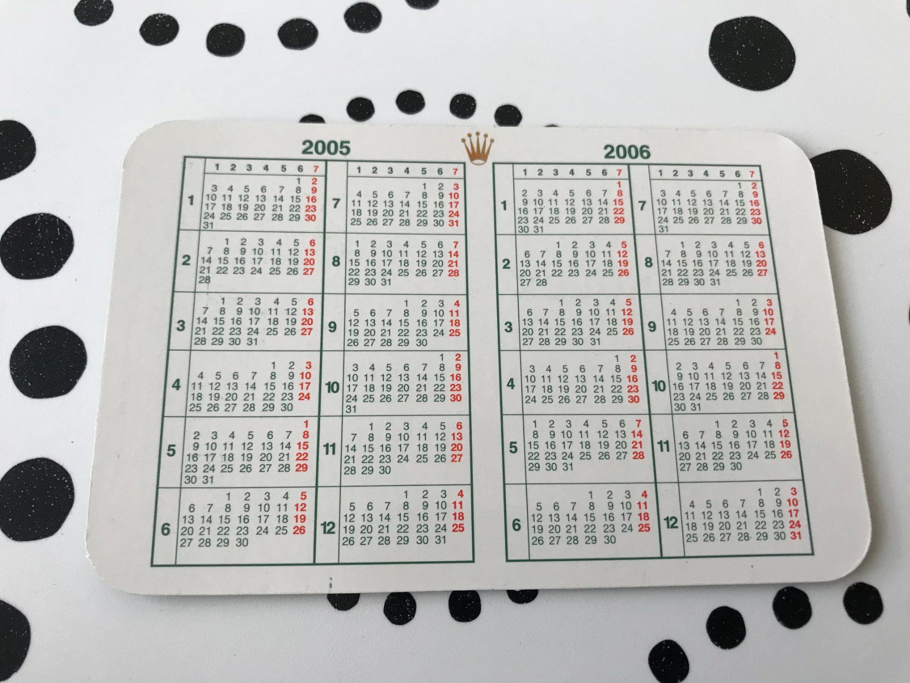 Calendari: ROLEX ORIGINAL - CALENDAR 2005 - 2006 !!! – Nuovo (secondo la descrizione) da Epalinges venduto da dream-watch 1