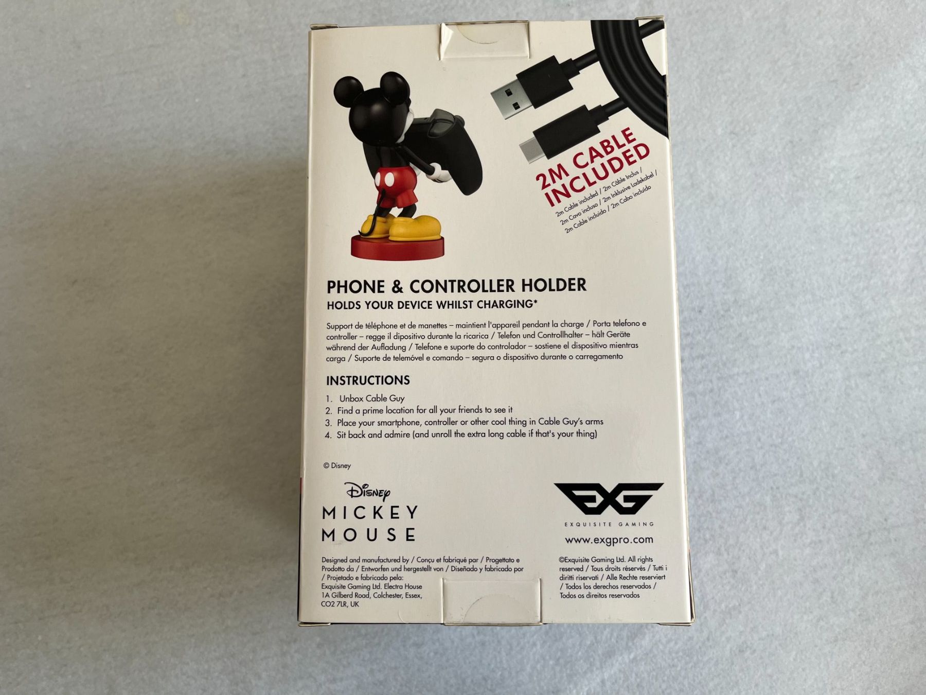 Disney Statuette: Mickey Mouse Phone & Controller Holder - Neu & Original! – Nuovo e nell'imballaggio originale da Altendorf venduto da herkules74 2