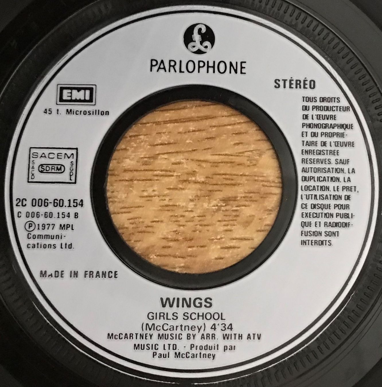 Schallplatten: WINGS - MULL OF KINTYRE – Gebraucht aus Bussigny von vinyl-pas-cher 3