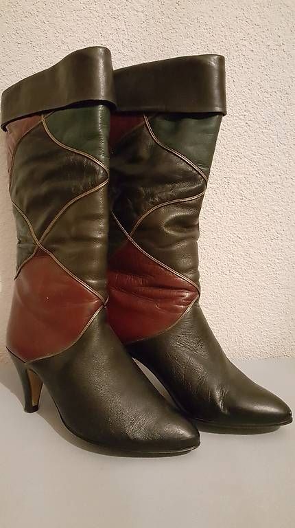Scarpe da donna: Lederstiefel vintage Gr. 36 – Usato da Basel venduto da kri_wd99
