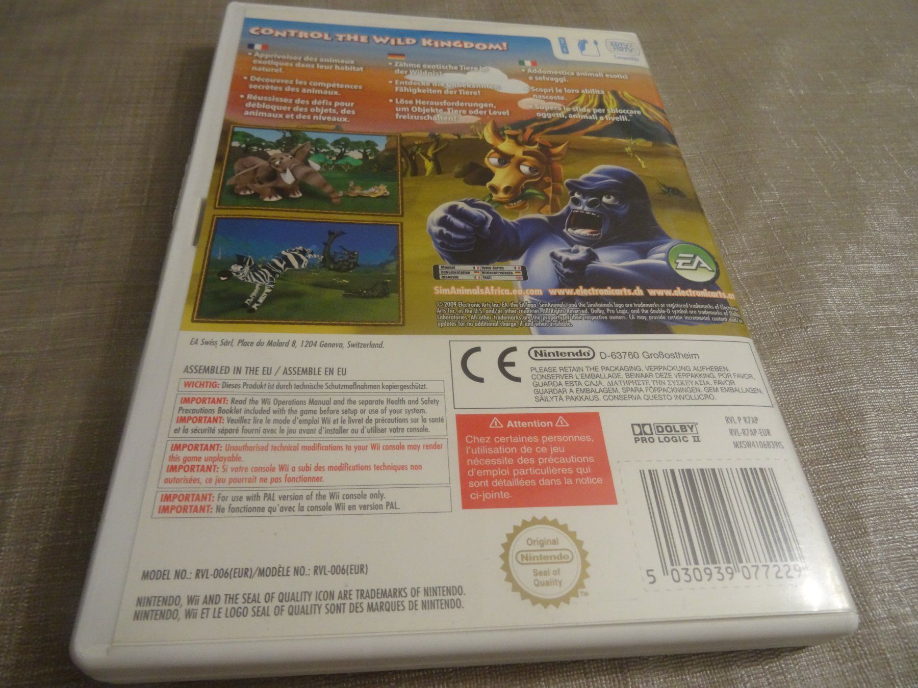 Nintendo Spiele: SimAnimals Africa - Wii Spiel – Gebraucht aus Olten von Disc-Ausverkauf 2
