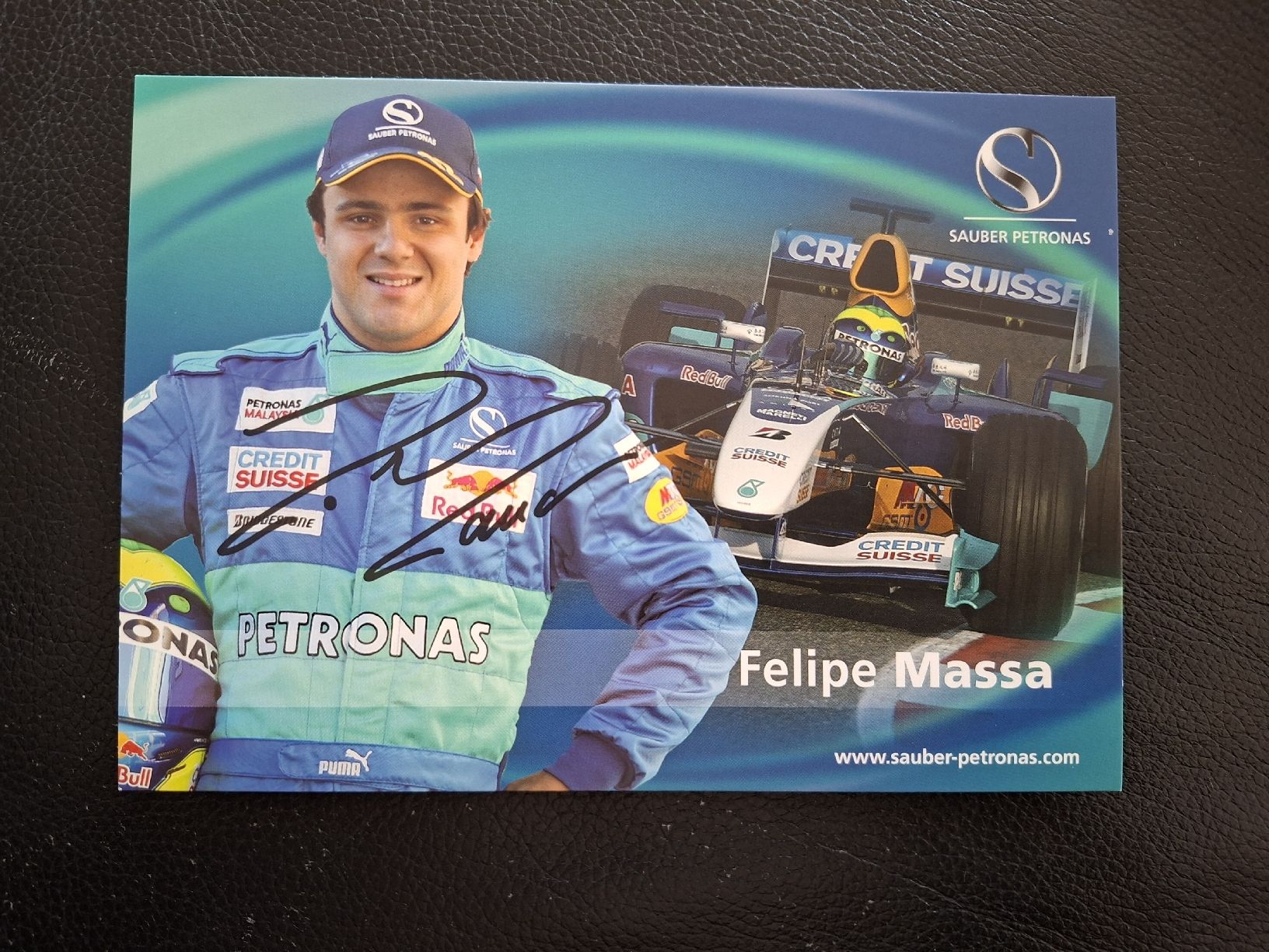 Autografi: Felipe Massa Team Sauber Autogrammkarte – Usato da Thun venduto da wuschu