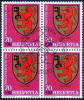 1981 PRO JUVENTUTE 70+30 RP 4ERBLOCK AUSGABETAG - Y109
