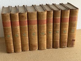 9 Bände TITUS LIVIUS Römische Geschichte von 1790