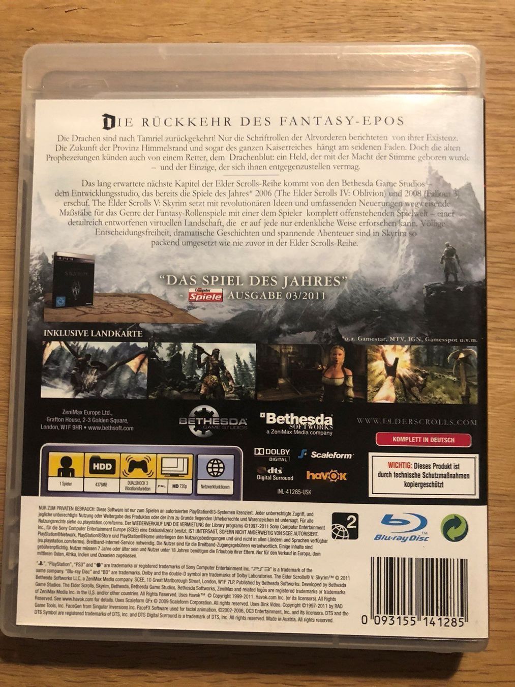 Sony Giochi: The Elder Scrolls Skyrim für Ps3 – Usato da Kestenholz venduto da Inna09 1