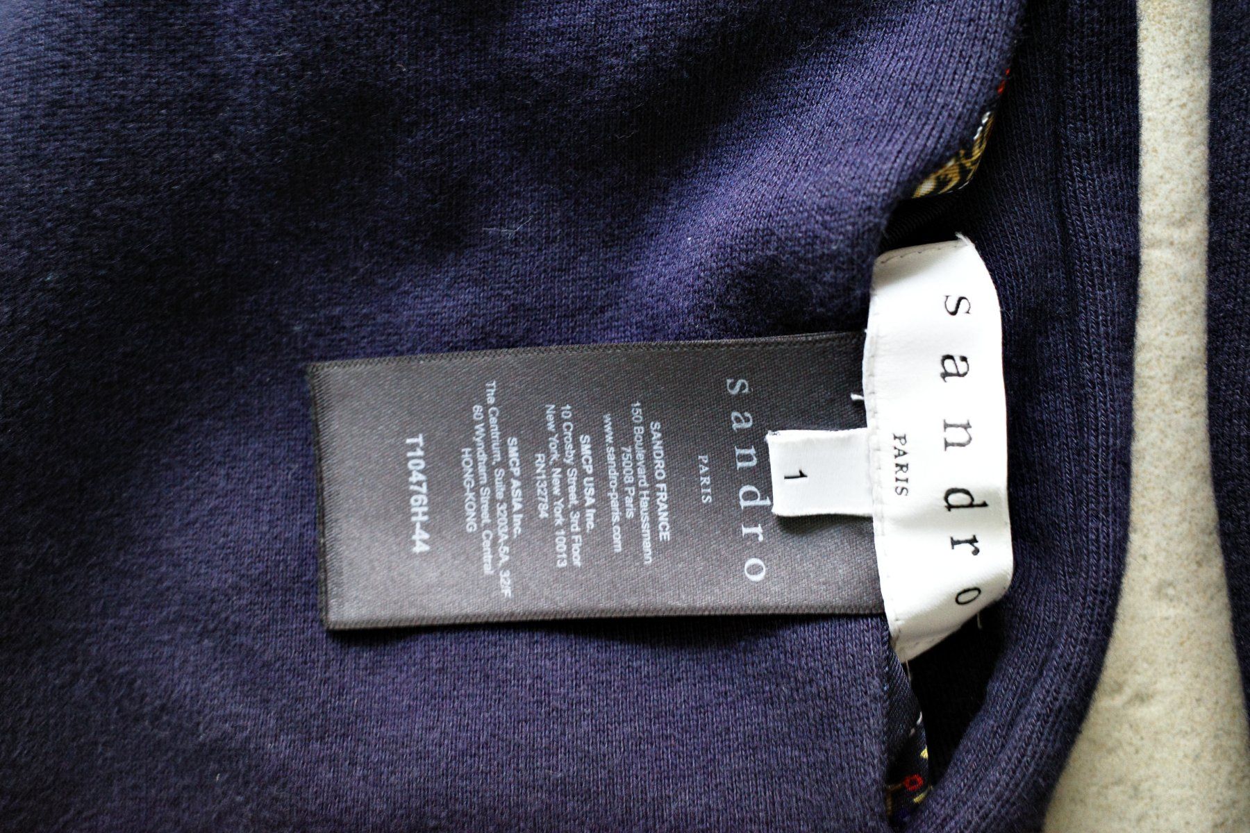 Sandro Giacche: Sandro Paris Reversible Tiger Zip jacket — Size 1 – Usato da Hermance venduto da mta_p22l 8