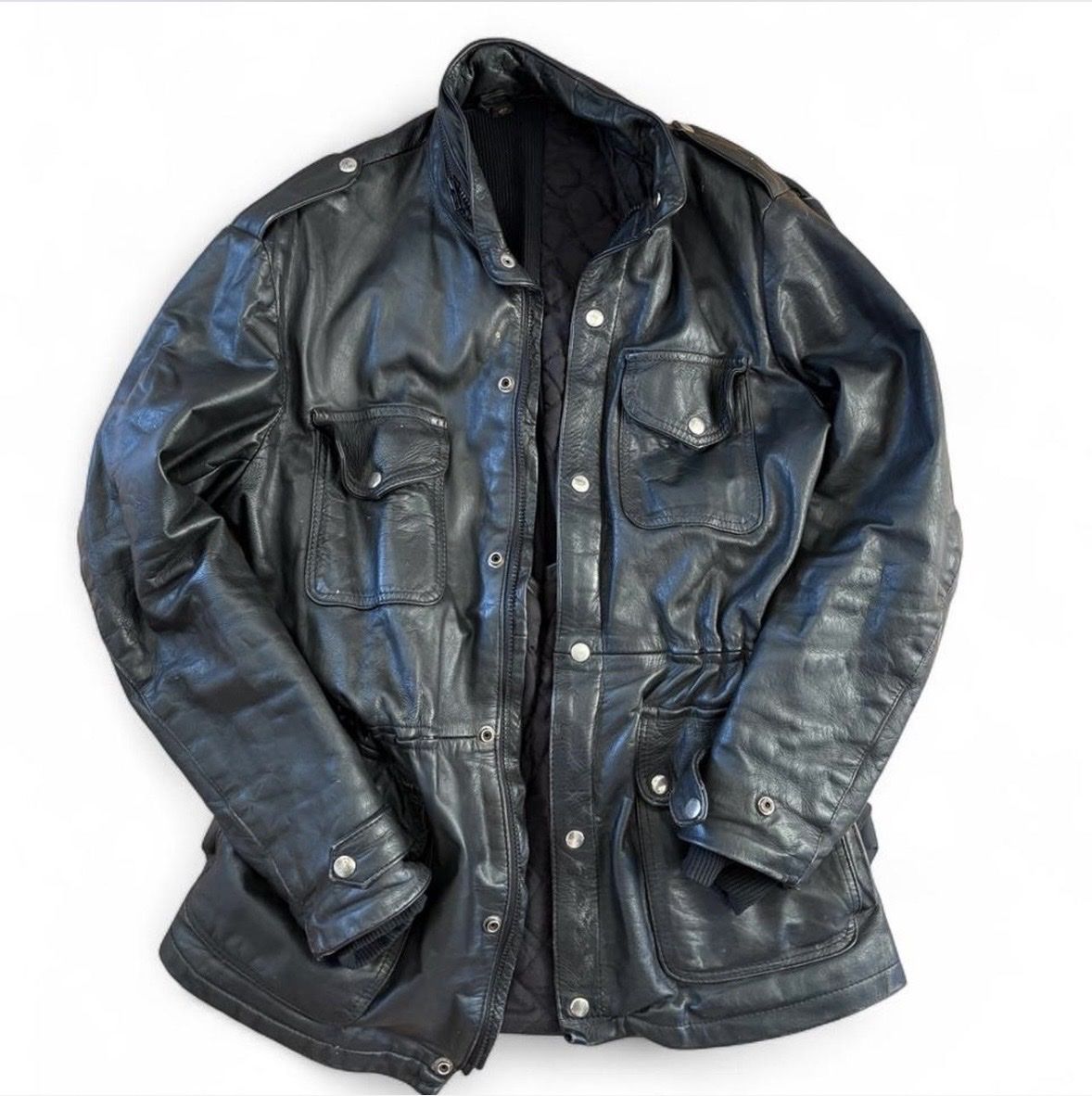 Giacche: Black vintage leather jacket  – Usato da Zürich venduto da nin_8h72