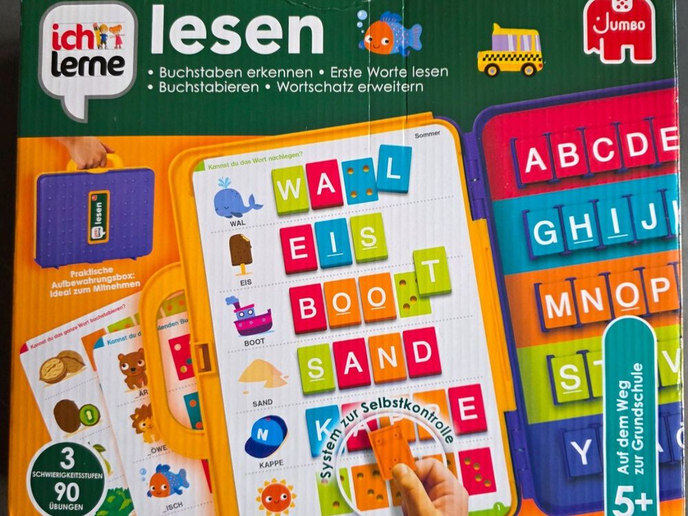 Ich Lerne: Lesen Lernspiel ABC, Sommer Edition, Komplett! (Gebraucht
