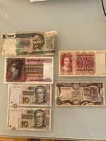 Banknoten Konvolut Indien Myanmar Norwegen Zypern Kroatie...