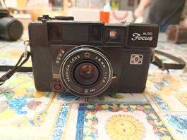 Yashica Auto Focus AF-D 35mm film camera, black, tested
