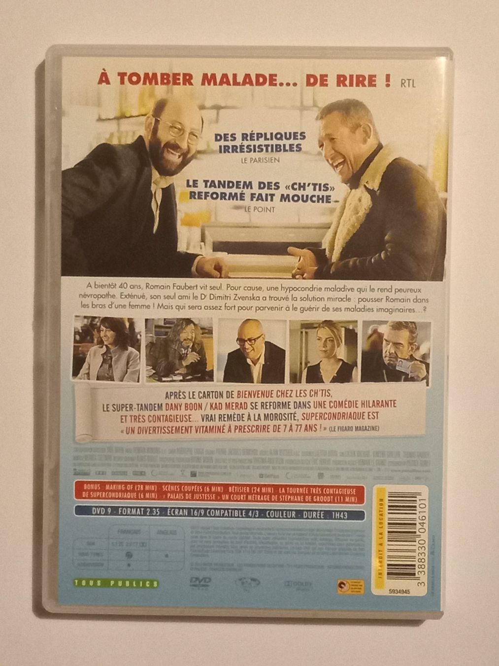 Alle DVDs: E2 DVD - SUPERCONDRIAQUE (franz.) - gebraucht – Gebraucht aus Urtenen-Schönbühl von chr_hf86 1