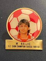 F.C. Sion Champion Suisse 1991-92 M. Baljic Abzeichen 55