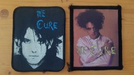 THE CURE Aufnäher Set 2 Stück Robert Smith Motiv