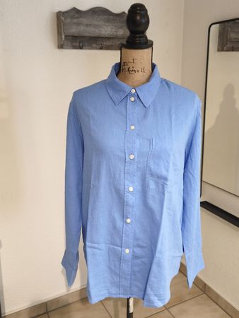 H&M Leinenhemd hellblau Gr. M - perfekt für den Sommer