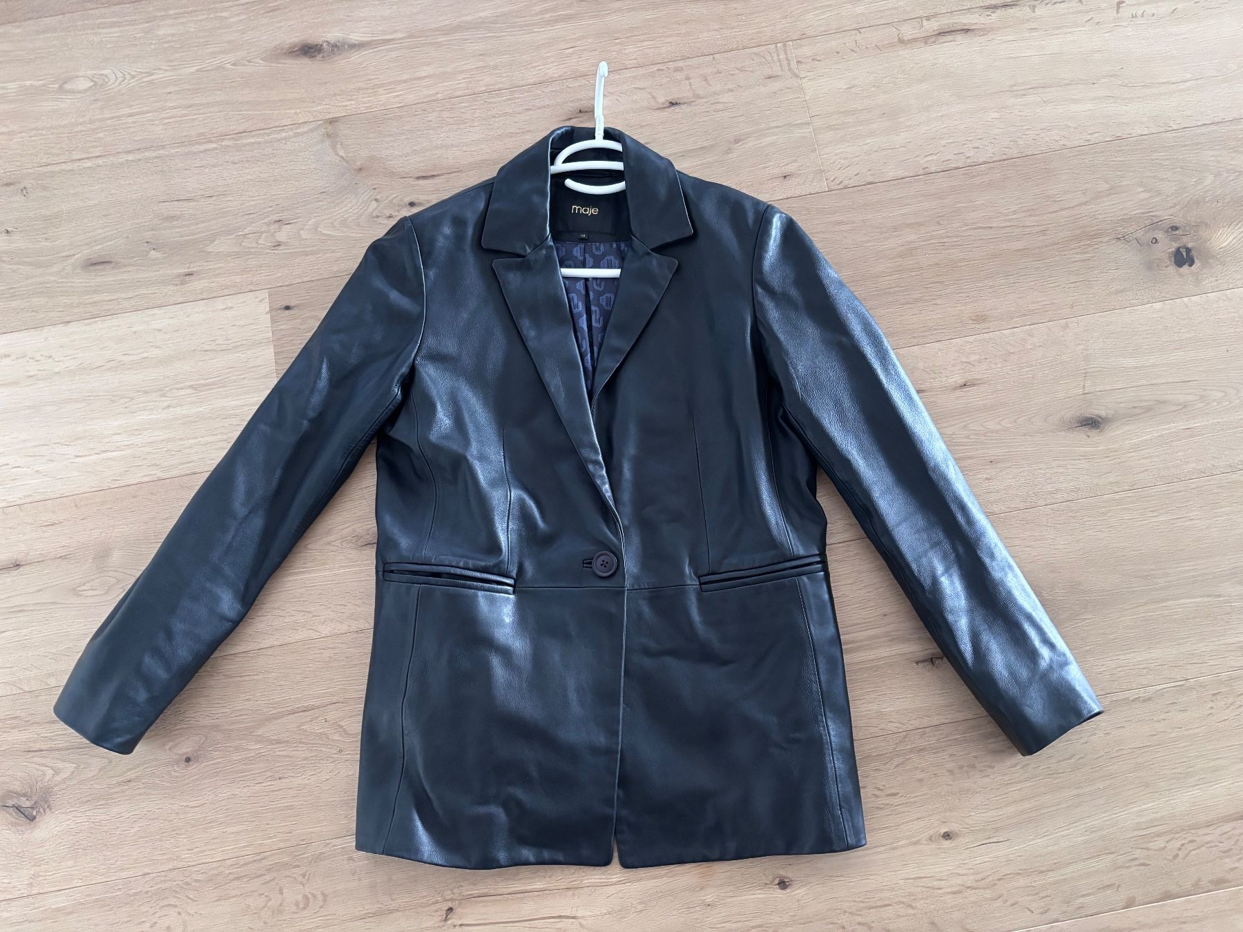 Maje Jacken: Maje - Black Leather Jacket – Neu (gemäss Beschreibung) aus Winznau von Lauralavera1 1
