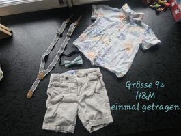 H&M Outfit Anzug grösse 92