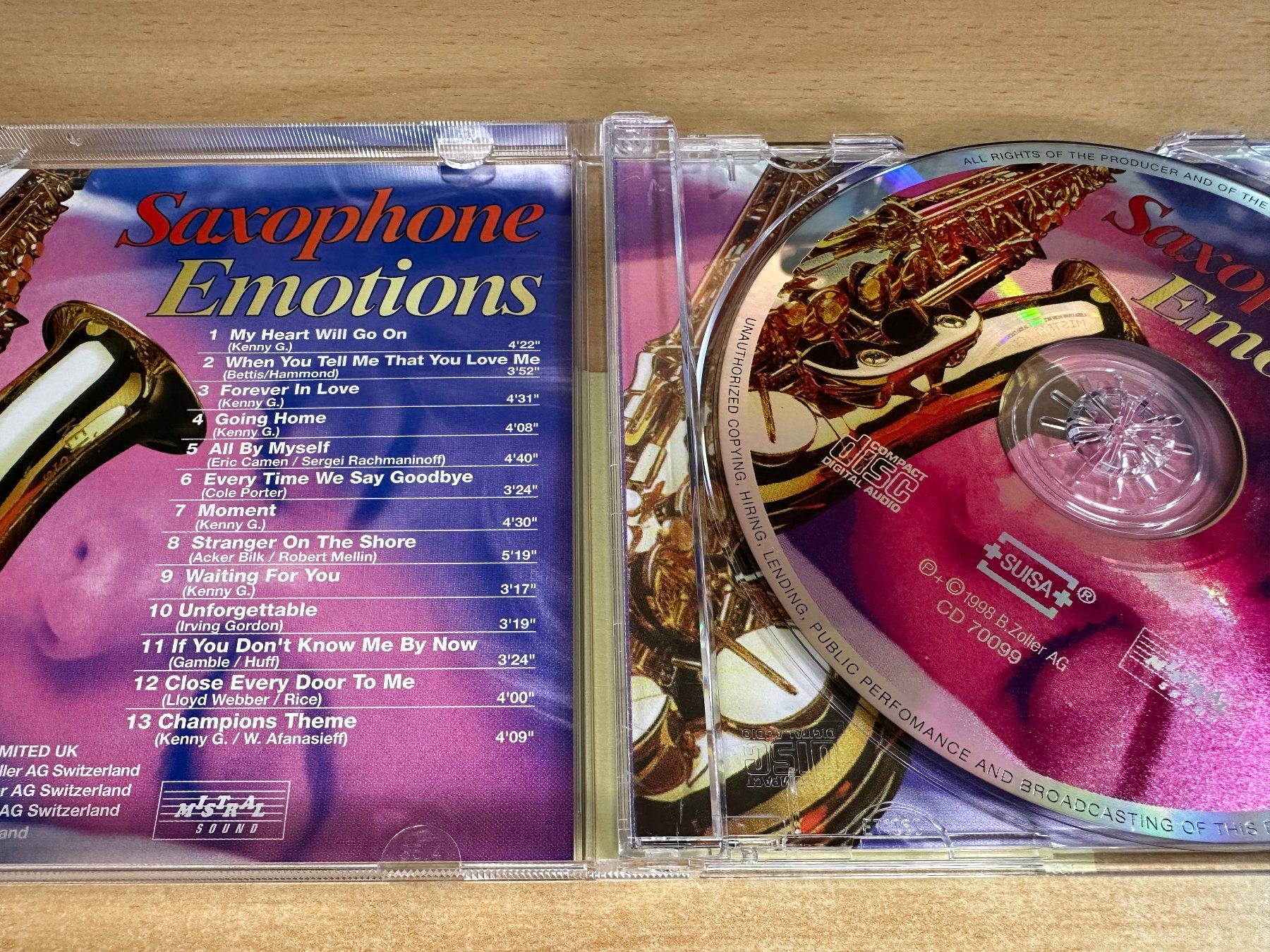 CD: O3 Saxophone Emotions – Usato da Rikon im Tösstal venduto da Alpenmutz 2