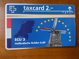 Taxcard 304_46464 ECU3 Niederlande ungebraucht