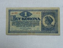 Ungarische Krone von 1920 - Historisches Sammlerstück!