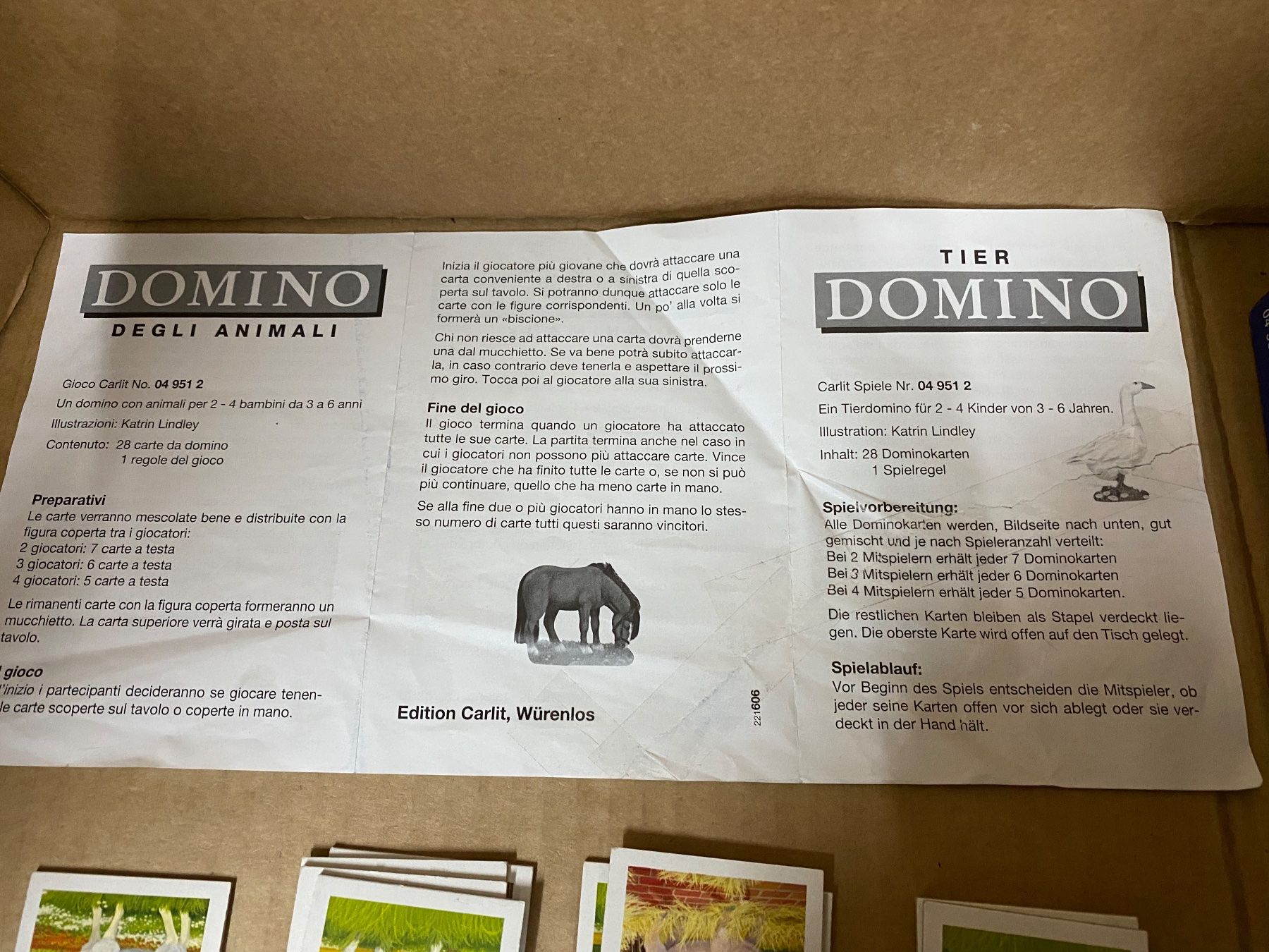 Carlit Giochi: Domino Tiere – Usato da Eschlikon TG venduto da RamonaSt 5